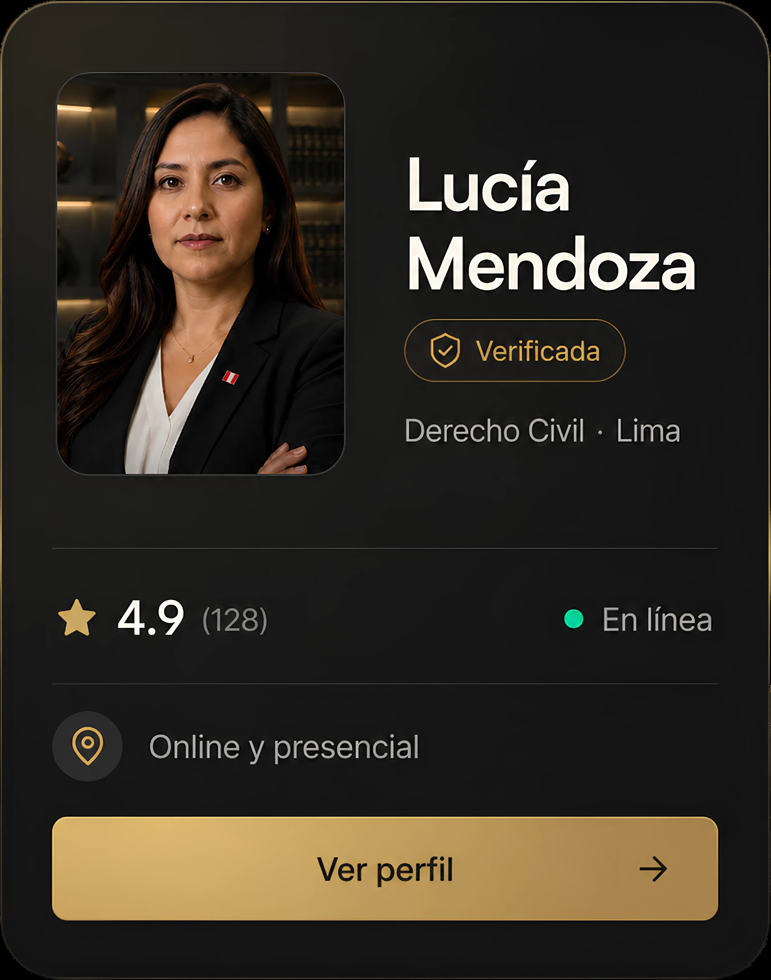 Búsqueda de abogados verificados en LeyFind